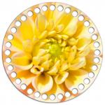 *Круг 15 см. Георгин