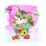 Алмазная мозаика ORIGAMI 06098 Земляничный чай