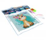 Алмазная мозаика ORIGAMI 06118 Наблюдательный жираф