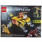 Kонструктор QS08 65009 Escort Team "Kосмический Желтый дог " 5 в одном 169 деталей