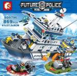 Kонструктор Sembo Block SD 9816 побег из полицейского участка 960 деталей