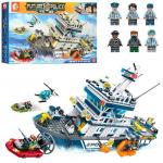 Kонструктор Sembo Block SD 9816 побег из полицейского участка 960 деталей