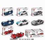 Kонструктор Sembo Block 607061-607064 гоночные машинки 4 вида в упаковке