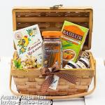 Подарочная корзина "Французская ваниль" №47 (сундучок)