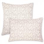 Наволочка трикотажная Завиток капучино  (2шт)