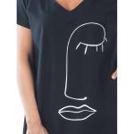 *Платье женское "лицо" КЛП1469П3 чёрный