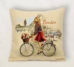 Подушка декоративная Леди Лондон, гобелен