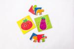 Деревянный пазл WOODLANDTOYS 099105 Фрукты-Овощи