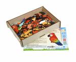 Деревянный пазл WOODLANDTOYS 147105 Попугай 110 дет.