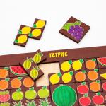 Логическая игра WOODLANDTOYS 65111 Тетрис большой Фрукты/ягоды