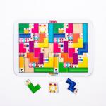 Логическая игра WOODLANDTOYS 65106 Тетрис большой Цветные карандаши
