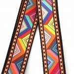 Плечевой ремень (стропа)  ADEL-239/регулируемый,  макс длина 120см,  зигзаг оранжевый 236941