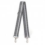 Плечевой ремень (стропа)  ADEL-239/регулируемый,  макс длина 120см,  полоски бел/черн 236940