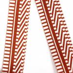 Плечевой ремень (стропа)  ADEL-239/регулируемый,  макс длина 120см,  полоски карамель/бел  236430