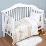 КПБ  поплин зксклюзив в детскую кроватку  (МЕДВЕЖАТА)