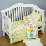 КПБ  поплин зксклюзив в детскую кроватку  (КАРАМЕЛЬКИ)