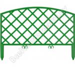 Забор декоративный GRINDA ПЛЕТЕНЬ, 24x320см, зеленый