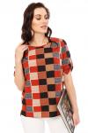Блуза "Линия успеха" (квадраты) Б2291