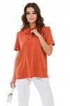 Блуза "Нежная леди" (терракот) Б2268