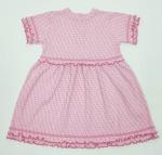 Платье детское с рюшей, интерлок хлопок, на кнопках