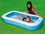 Бассейн надувной детский 1-3 года Intex (57403) 166х100х28 см