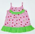 Сарафан детский кулирка хлопок, с рюшей