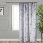 Штора портьерная Ромашки блэкаут серый 135*260*1 шт.