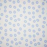 Штора Блэкаут печать white Childlike 0040 серо-голубой 145*260