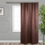 Штора портьерная "Водевиль" блэкаут шоколад 190*275*1 шт.