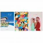 Тетради A5 (147х210мм) 40л НАБОР 3шт. сшивка клетка SoftTouch, 70г/м, JOY, BRAUBERG, 403791