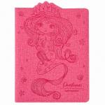 Дневник 1-4 класс 48л, обложка кожзам (твердая) с фигурным краем, ЮНЛАНДИЯ, РУСАЛКА, 105948