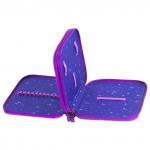 Пенал BRAUBERG, 2 отделения, ткань, 21х14 см, Wings, 270321