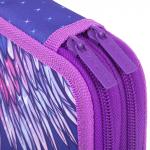 Пенал BRAUBERG, 2 отделения, ткань, 21х14 см, Wings, 270321