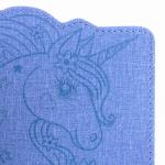 Дневник 1-4 класс 48л, обложка кожзам (твердая) с фигурным краем, ЮНЛАНДИЯ, ЕДИНОРОГ, 105950