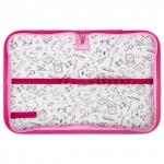 Пенал ПИФАГОР, 1 отделение, ткань, 19x13 см, Cute Meow, 270358