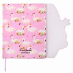 Дневник 1-11 класс 48л, обложка кожзам (твердая), магнитный клапан, ЮНЛАНДИЯ, ЛЕБЕДЬ, 105953