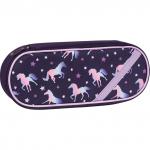 Пенал TIGER FAMILY 1 отделение, откид. планка, , ткань, Rainbow Horse, 24х11х6 см, 270241