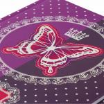 Дневник 1-4 класс 48л, обложка кожзам (твердая), печать, аппликация, ЮНЛАНДИЯ, БАБОЧКА, 105475