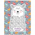 Дневник 1-4 класс 48л, обложка кожзам (твердая), печать, аппликация, ЮНЛАНДИЯ, МИЛАШКА, 105478