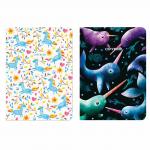 Тетради B5 (179х250мм) 60л НАБОР 2шт. сшивка клетка SoftTouch, 70г/м, FANTASY, BRAUBERG, 403820