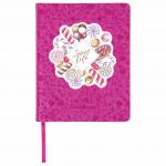 Дневник 1-11 класс 48л, обложка кожзам (твердая), тиснение, аппликация, BRAUBERG, ВКУСНЯШКИ, 105487