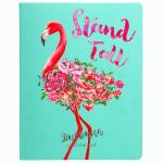 Дневник 1-4 класс 48л, обложка кожзам (гибкая), печать, фольга, ЮНЛАНДИЯ, ФЛАМИНГО, 105932