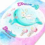 Дневник 1-4 класс 48л, обложка кожзам (гибкая), печать, фольга, ЮНЛАНДИЯ, ДОБРЫЙ КИТ, 105933