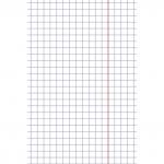 Тетрадь 18л. HATBER клетка, обложка картон, Классика-Синяя, 18Т5В1_03142