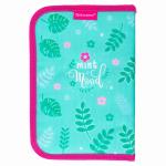 Пенал BRAUBERG, 1 отделение, 1 откидная планка, ткань, 21х14 см, Koala, 270307