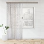 Штора Органза печать  Easy 219380143 темно-серый 145*260