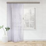 Штора Органза печать  Easy 219380143 фиолет 145*260