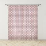 Штора Органза печать  Easy 219380143 бордо 145*260