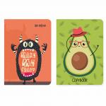 Тетради B5 (179х250мм) 60л НАБОР 2шт. сшивка линия SoftTouch, 70г/м, КОНТРАСТ, BRAUBERG, 403826