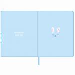 Дневник 1-11 класс 48л, обложка кожзам (твердая), печать, глиттер, ЮНЛАНДИЯ, ЗАЙЧОНОК, 105941